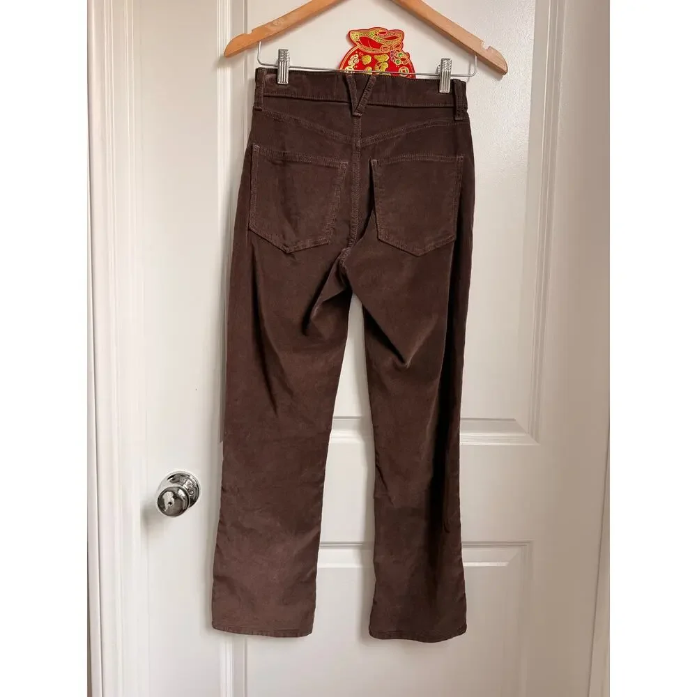 Veronica‎ Beard Carly Corduroy Kick-Flare Jeans 25